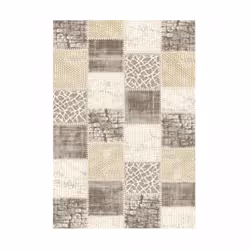 Un Amour De Tapis est une PME française, son entrepôt est en Essonne. tapis salon 120x160 tissé marron et beige rectangle mot ...