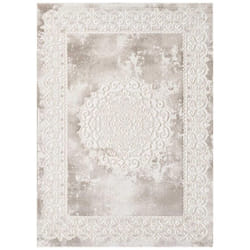 Unamourdetapis - Tapis oriental 80x150 beige rectangle motif ancestral balrod