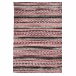 Tapis artisanal DAHO, tapis fin sans velours : Kilim 50x80cm