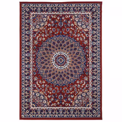 Un Amour De Tapis est une PME française, son entrepôt est en Essonne. tapis oriental 80x150 rectangle crème et rouge tissé mo ...