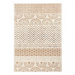 Unamourdetapis - Tapis berbère motif ethnic 160x230 crème AF1 orienvag