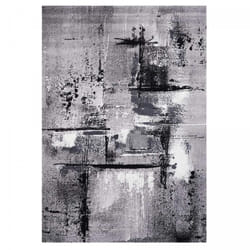 Unamourdetapis - Tapis salon et chambre 160x230 gris rectangle tissé motif abstrait AF1 tablo