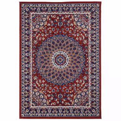 Un Amour De Tapis est une PME française, son entrepôt est en Essonne. tapis oriental 160x230 rectangle crème et rouge tissé m ...