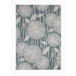 Unamourdetapis - Tapis extérieur, kilim reversible LYN2 ax reversible 80x150 vert et crème