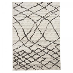 Unamourdetapis - Tapis berbère motif ethnic 60x110 blanc nalifo