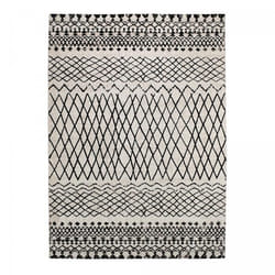 Tapis berbère style tapis rond Ø 120cm LYN8 MABAL Beige OEKO TEX idéal pour la chambre