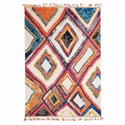 Description générale Le Tapis berbère 40x60 tissé motif ethnic OURIKA 1 violet est idéal pour embellir votre intérieur. Avec  ...