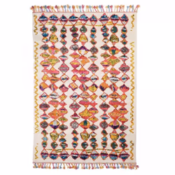 Description générale Le Tapis berbère 40x60 tissé motifs tribaux BERBAL A est un accessoire de décoration idéal pour embellir ...