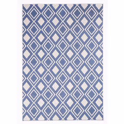 Un Amour De Tapis est une PME française, son entrepôt est en Essonne. tapis extérieur, kilim reversible 60x110 EX1 DAM bleu p ...