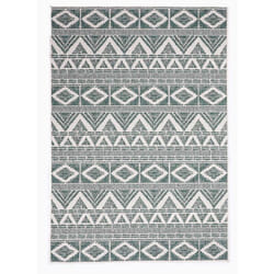 Unamourdetapis - Tapis extérieur, kilim reversible EX1 skio 60x110 vert