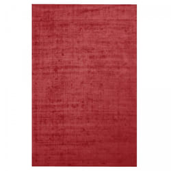 Unamourdetapis - Tapis Chambre 60x110 rouge rectangle fait main motif uni neo uni