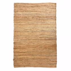Tapis en jute 120x170 fait à la main beige TOFE