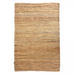 Tapis en jute 120x170 fait à la main beige TOFE
