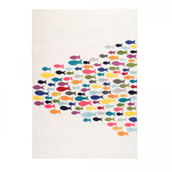 Tapis enfant Vade motif de poissons multicolores