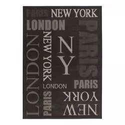 Un Amour De Tapis est une PME française, son entrepôt est en Essonne. tapis entrée 60x110 gris et beige motif fresque FINCAU ...