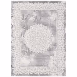 Un Amour De Tapis est une PME française, son entrepôt est en Essonne. tapis oriental 240x340 rectangle gris clair tissé motif ...