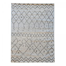 Jadorel - Tapis berbère motif ethnic 160x230 gris et noir essaouer