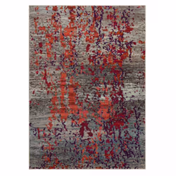Un Amour De Tapis est une PME française, son entrepôt est en Essonne. tapis entrée 120x170 tissé orange et rouge rectangle mo ...