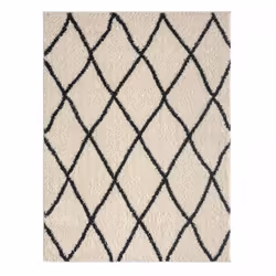 Description générale Le Tapis berbère 60x110 tissé motif ethnic BENYLE A crème Jadorel est un accessoire décoratif idéal pour ...