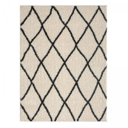 Jadorel - Tapis berbère motif ethnic 120x170 crème benyle a