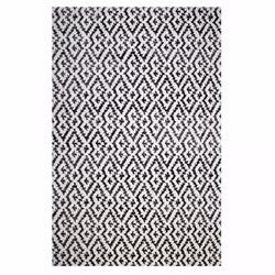 Un Amour De Tapis est une PME française, son entrepôt est en Essonne. tapis extérieur 120x170 tissé kilim noir et blanc EDJE  ...