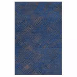 Un Amour De Tapis est une PME française, son entrepôt est en Essonne. tapis entrée 115x180 tissé bleu et gris rectangle motif ...