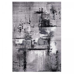 Unamourdetapis - Tapis salon et chambre 60x110 gris rectangle tissé motif abstrait AF1 tablo