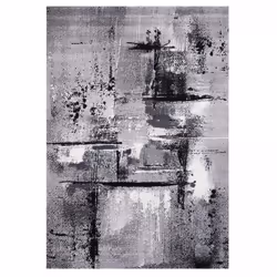 Un Amour De Tapis est une PME française, son entrepôt est en Essonne. tapis grand salon 240x330 tissé gris rectangle motif ab ...