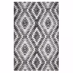 Un Amour De Tapis est une PME française, son entrepôt est en Essonne. tapis extérieur 200x280 tissé kilim gris et noir SANDRI ...