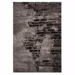 Un Amour De Tapis est une PME française, son entrepôt est en Essonne. tapis entrée 80x150 tissé gris clair et gris foncé rect ...
