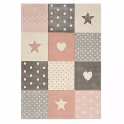 Un Amour De Tapis est une PME française, son entrepôt est en Essonne. tapis enfant 80x150 rectangle tissé crème MINIKIDS Jado ...