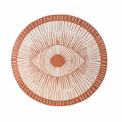Un Amour De Tapis est une PME française, son entrepôt est en Essonne. tapis rond d'extérieur, kilim reversible Ø120cm LYN2 B ...