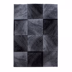 Un Amour De Tapis est une PME française, son entrepôt est en Essonne. tapis entrée 80x150 tissé gris et noir rectangle motif  ...