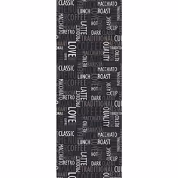 Un Amour De Tapis est une PME française, son entrepôt est en Essonne. tapis cuisine 67x180 gris motif texte CAFE LOVE par Un ...