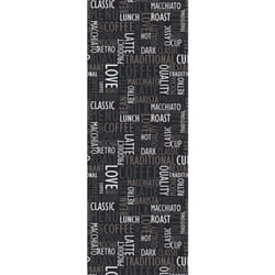 Unamourdetapis - Tapis de cuisine cafe love 67x180 gris cafe love