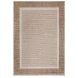Tapis salon et chambre 160x230 beige rectangle tissé motif simple grati