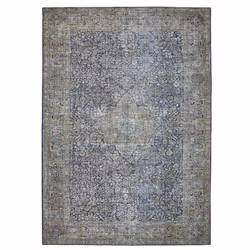 Tapis chambre 120x170 tissé jaune rectangle TINE