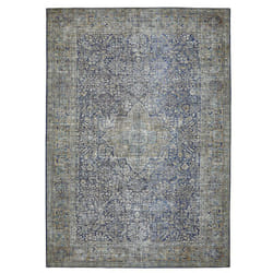 Tapis chambre 120x170 tissé jaune rectangle TINE
