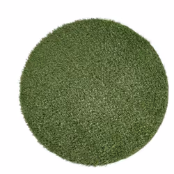 Un Amour De Tapis est une PME française, son entrepôt est en Essonne. Gazon synthétique rond Ø133cm tufté motif uni tOP vert  ...