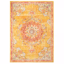 Un Amour De Tapis est une PME française, son entrepôt est en Essonne. tapis orient 200x290 rectangle jaune et rouge tissé mot ...