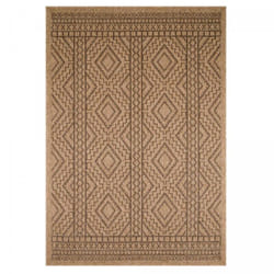 Jadorel - Tapis extérieur kilim 50x80 marron rectangle jute art 2
