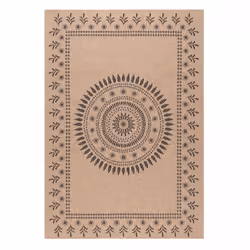 Un Amour De Tapis est une PME française, son entrepôt est en Essonne. tapis extérieur 120x170 tissé kilim beige et noir JUTE  ...