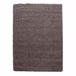 Un Amour De Tapis est une PME française, son entrepôt est en Essonne. tapis poils longs shaggy Ø160cm rond tissé taupe motif  ...