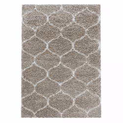 Un Amour De Tapis est une PME française, son entrepôt est en Essonne. tapis shaggy 140x200 rectangle tissé beige et crème mot ...