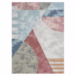 Tapis intérieur, extèrieur JOLI Motif géométrique multicolore