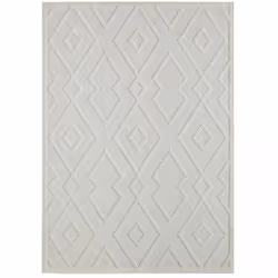 Un Amour De Tapis est une PME française, son entrepôt est en Essonne. tapis kilim 160x230 rectangle tissé crème motif géométr ...