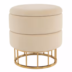 Tabouret/Pouf POCO Fait à la main 37,5x37,5x41cm