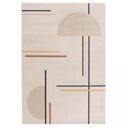 Un Amour De Tapis est une PME française, son entrepôt est en Essonne. tapis chambre 120x170 tissé beige et jaune rectangle mo ...