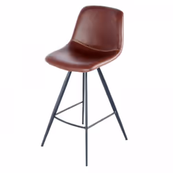 Un Amour De Tapis est une PME française, son entrepôt est en Essonne. tabouret de bar semi artisanal LOT DE 2 IBI 57x48 brun ...