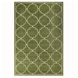 Tapis extérieur 160x230 tissé kilim vert CULA